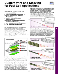 Thumbnail of document Data Sheet - XT-NN-24-200 Fuel Cell Interconnect Wire, Nextel Insulation